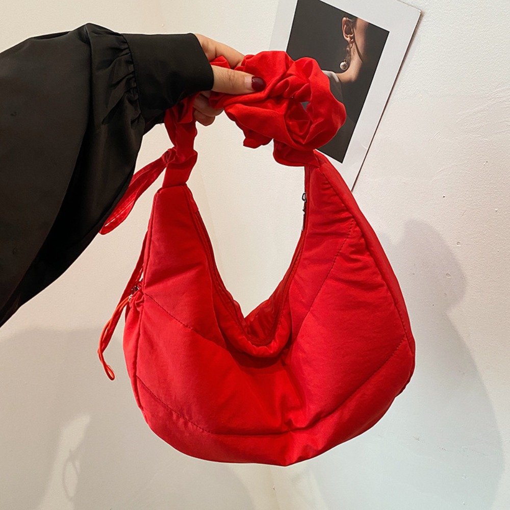 Luxury Bags Korea - Cool Nylon Pleated Hand Bag Korean