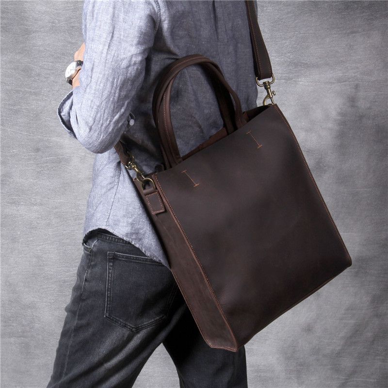 Vintage genuine leather men ha - огляд і ціна Luxury Bags For Laptop