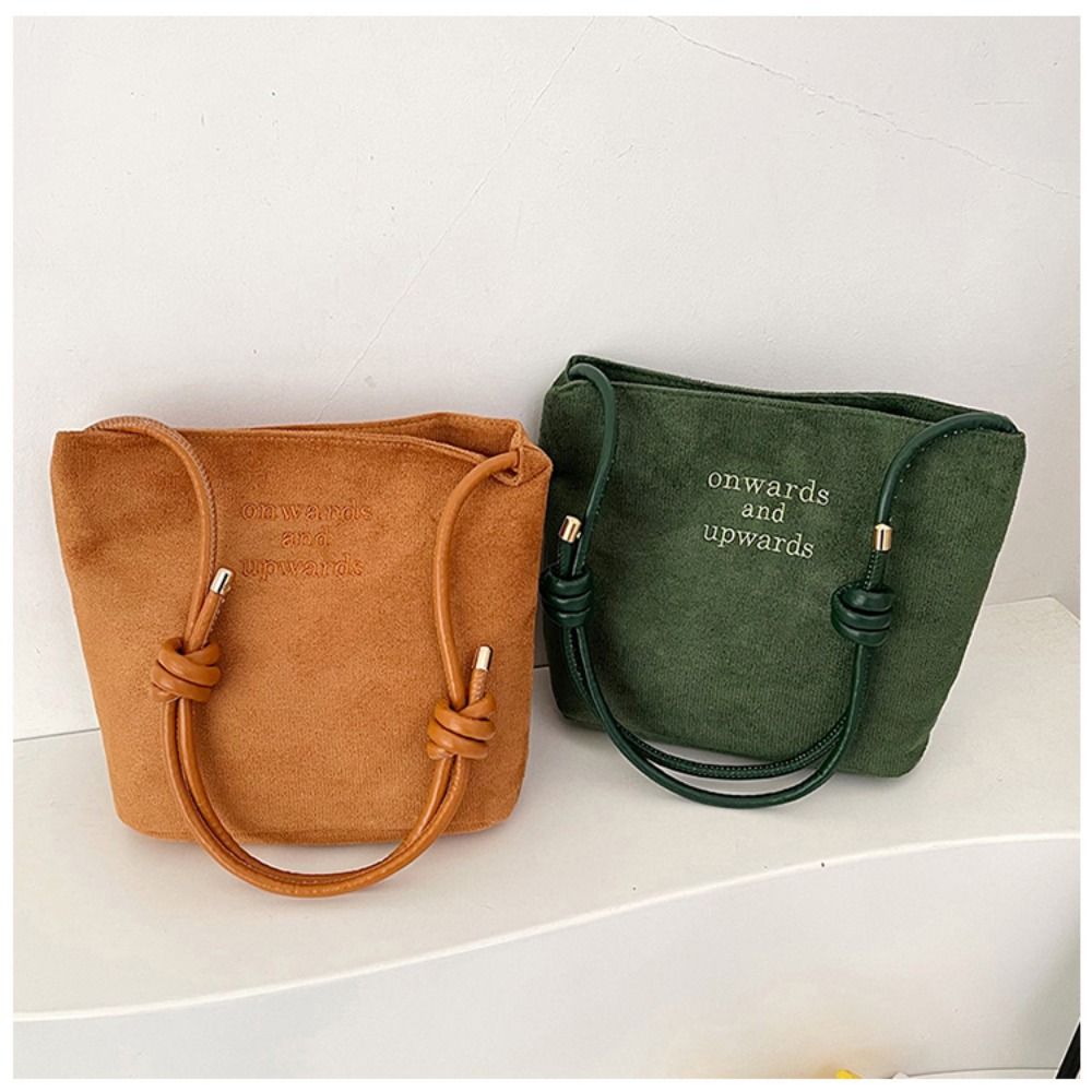 Portable Suede Shoulder Bag La - огляд і ціна Bucket Bag Suede
