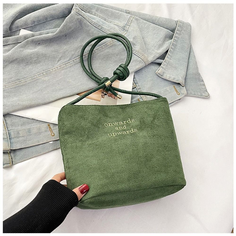 Portable Suede Shoulder Bag La - огляд і ціна Bucket Bag Suede
