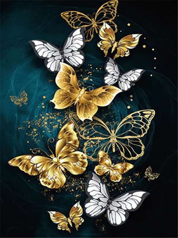 DIY Golden Silver Butterfly Di - огляд і ціна Luxury Bags Europe