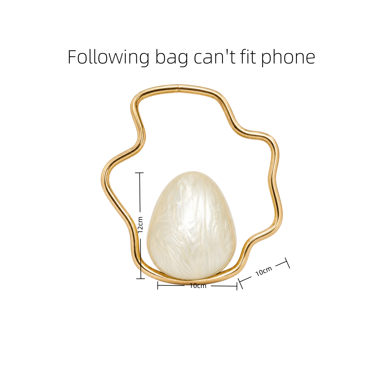 Women mini Acrylic Egg Bag Cut - огляд і ціна Luxury Bags Made