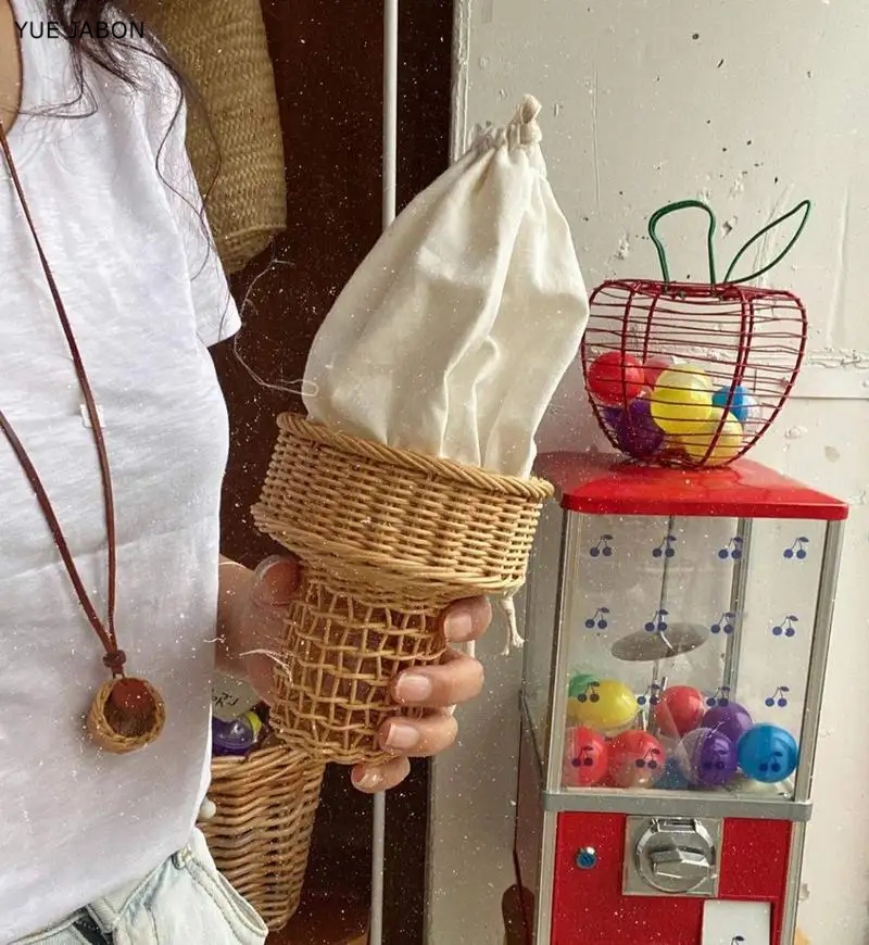 Ice Cream Design Woven Bag Swe - огляд і ціна Luxury Bags Korea