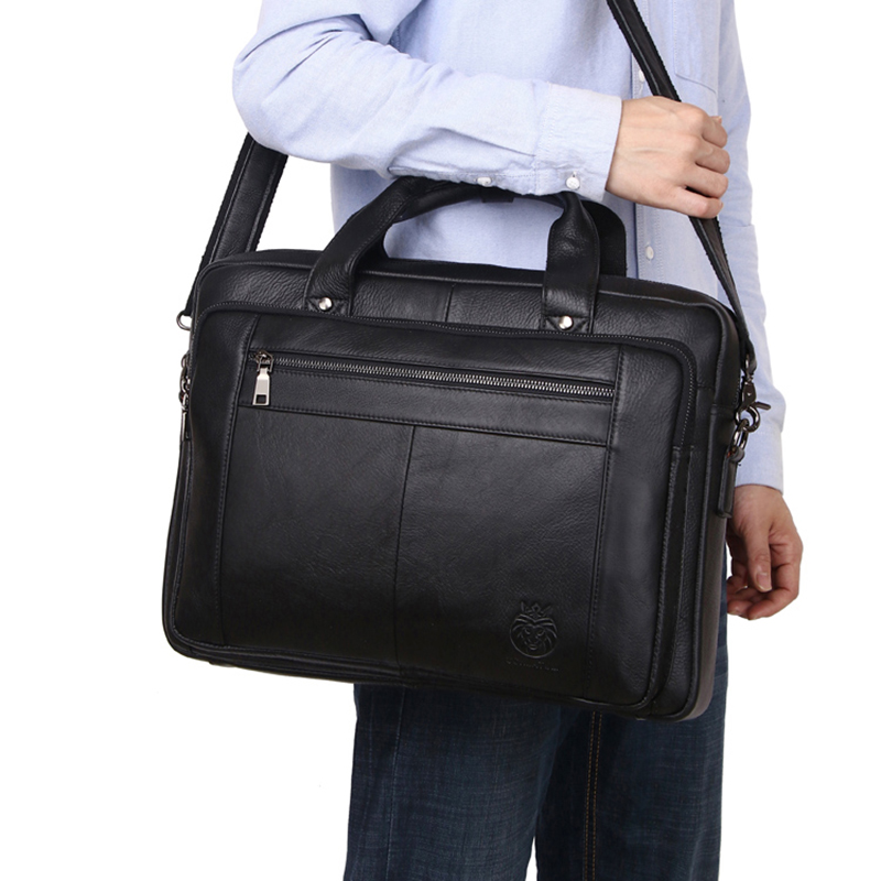 SCHLATUM Genuine Leather Bussi - огляд і ціна Luxury Bags For Laptop