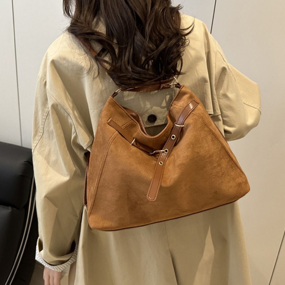 Trendy Large Capacity Suede To - огляд і ціна Bucket Bag Suede