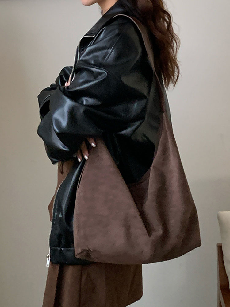 Suede Shoulder Bag for Women 2 - огляд і ціна Bucket Bag Suede