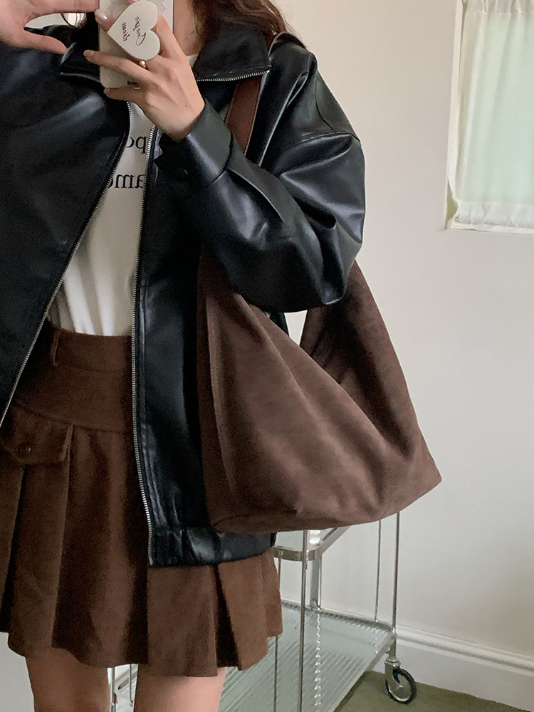 Suede Shoulder Bag for Women 2 - огляд і ціна Bucket Bag Suede