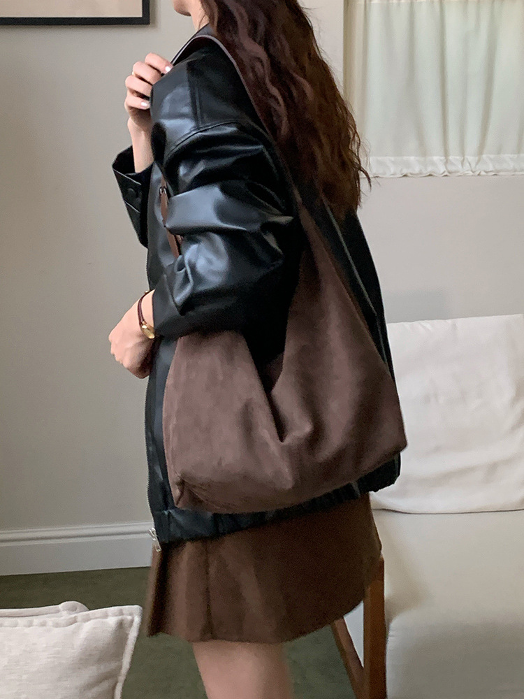 Suede Shoulder Bag for Women 2 - огляд і ціна Bucket Bag Suede