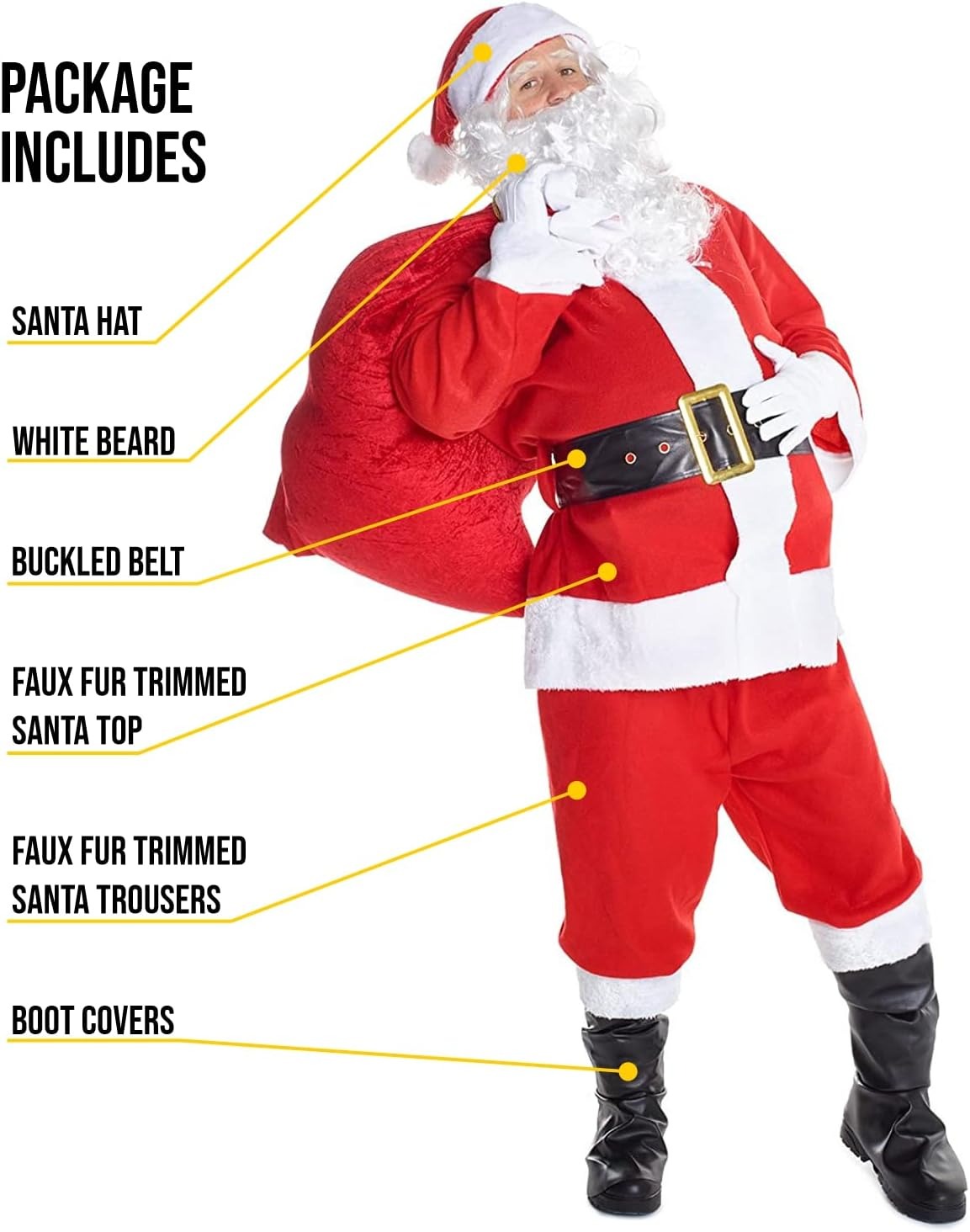 Christmas Santa Claus Costume  - огляд і ціна Luxury Bags Europe