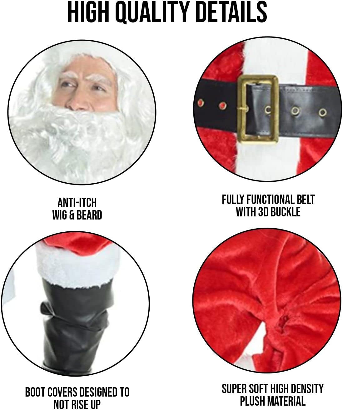 Christmas Santa Claus Costume  - огляд і ціна Luxury Bags Europe