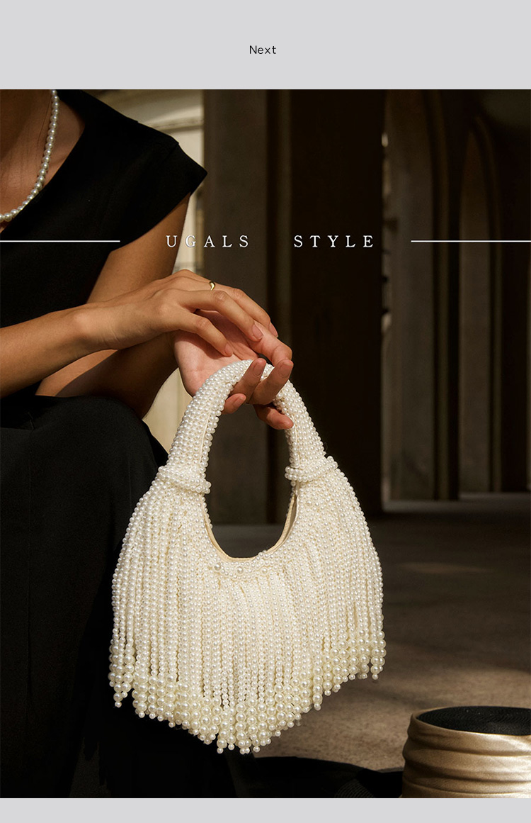 Design Handle Pearl Evening Cl - огляд і ціна Luxury Bags Made